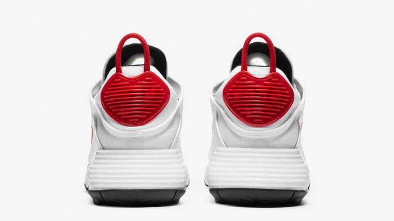 Nike Air Max 2090 White Red Black DA4304-100 back