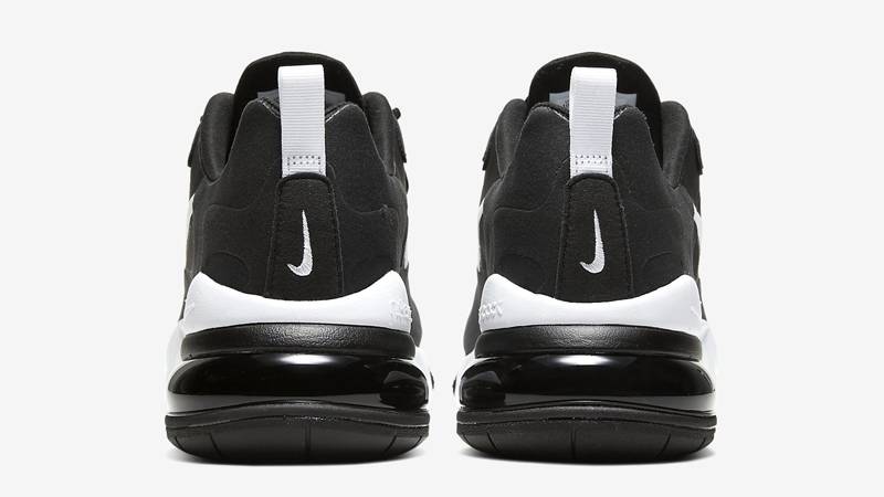 Nike Air Max 270 React Black White Back