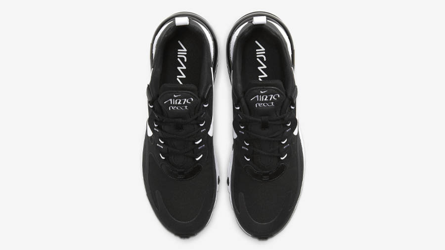 Nike Air Max 270 React Black White Middle