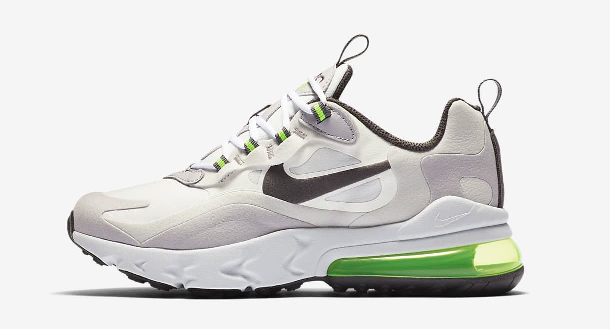 Nike Air Max 270 React Summit White Electric GreenÂ 