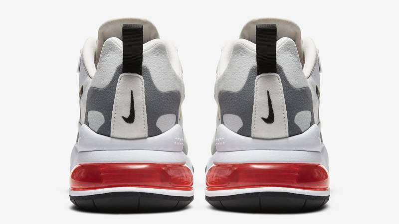 Nike Air Max 270 React White Flash Crimson Back