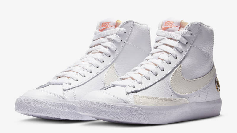 Nike Blazer Mid 77 White Metallic Gold