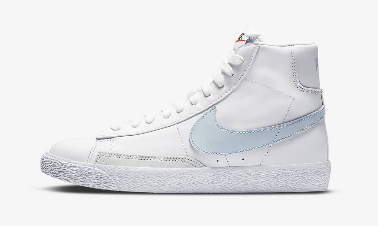 Nike Blazer Mid White Blue |