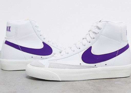 Nike Blazer Mid White Purple