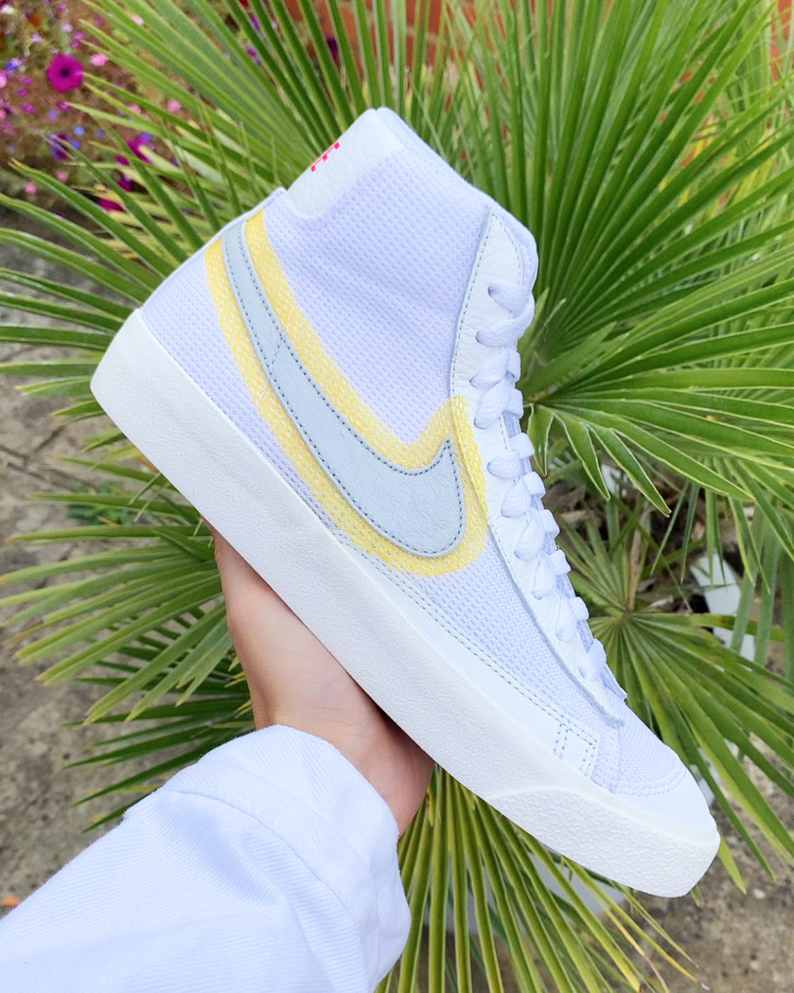 Nike Blazer Sllver Swoosh Yelloow