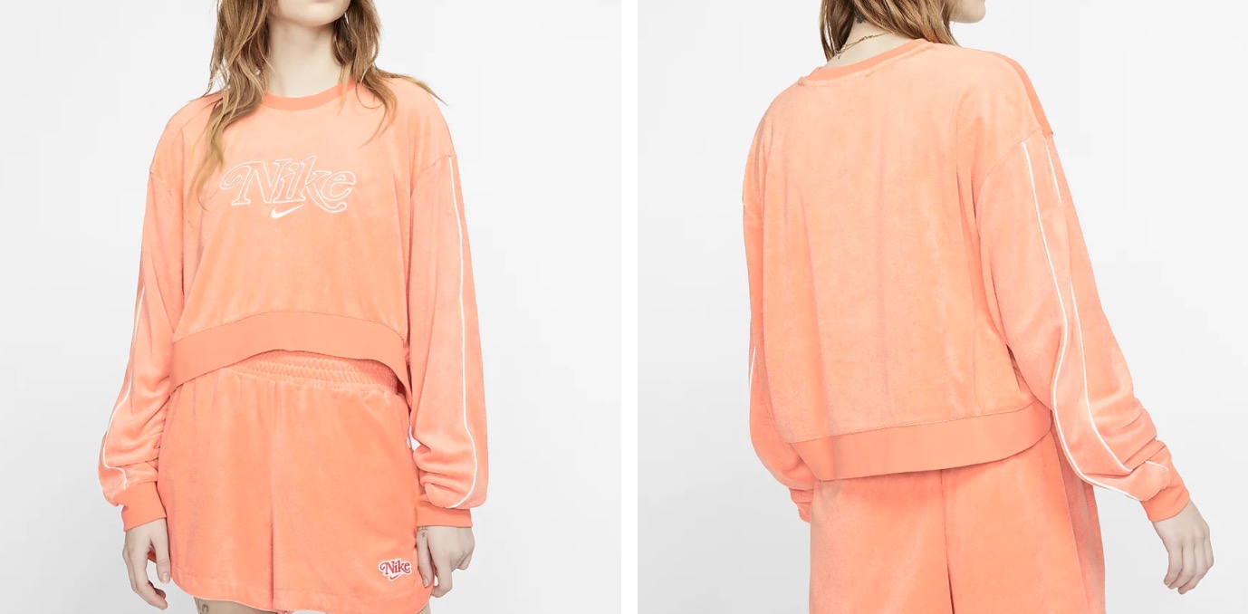 Nike Crew Sweatshirt Orange