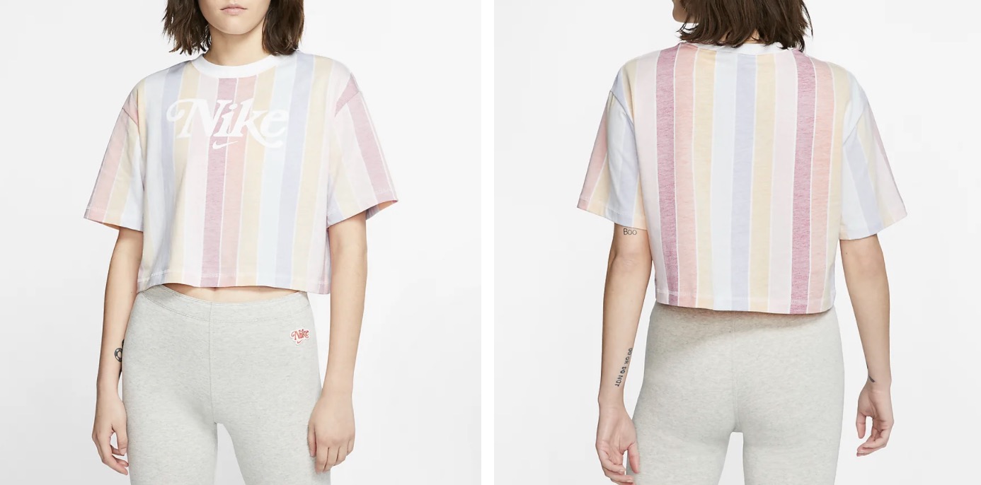 Nike Crop T-Shirt Pastel