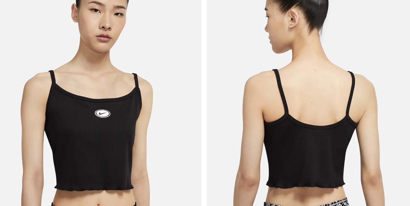 Nike Crop Tank Top Black