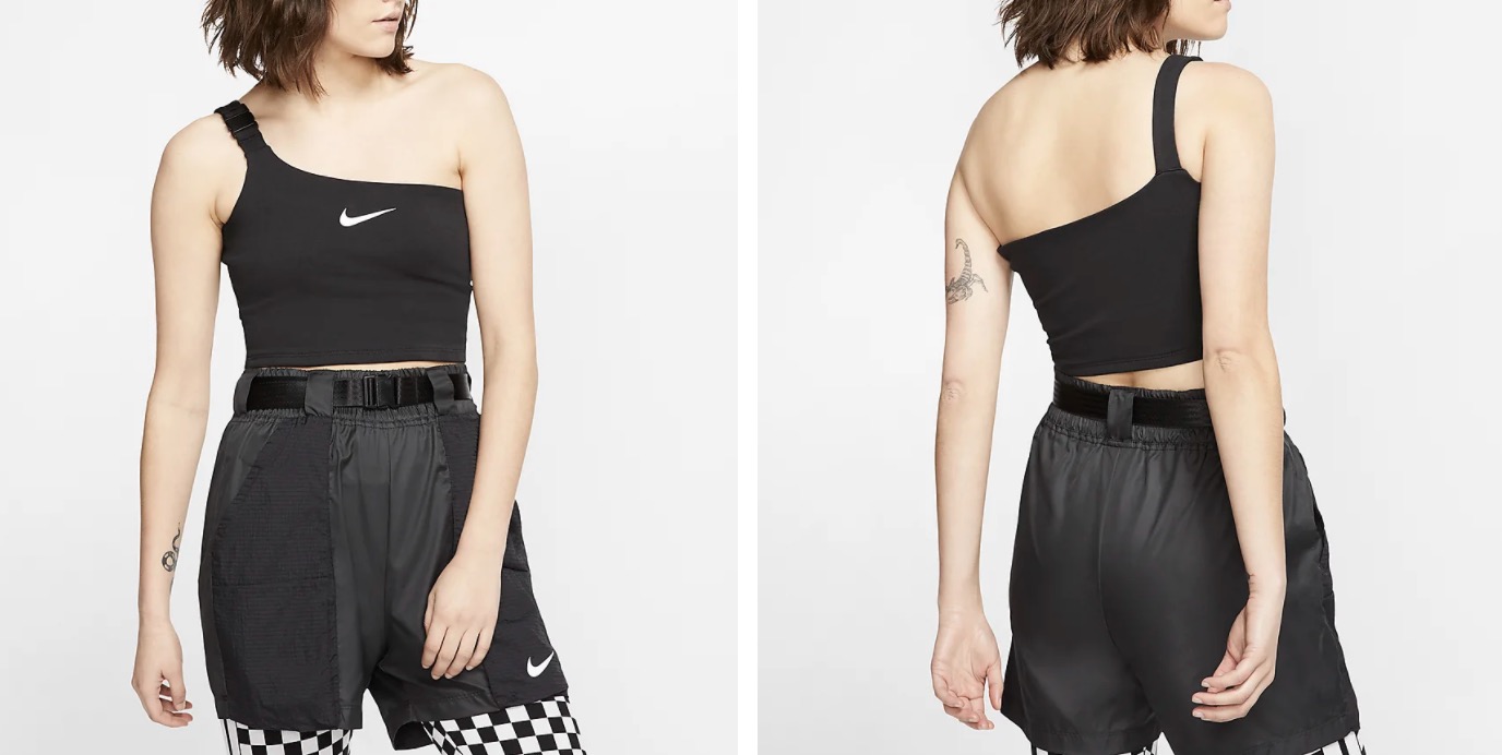 Nike Cropped Tank Top Black
