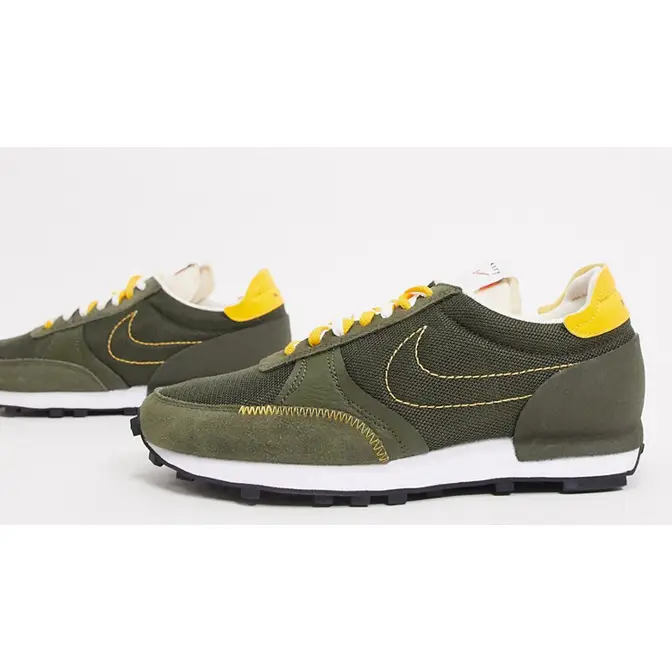nike sb flex coaches banner size dimensions Olive Yellow Side