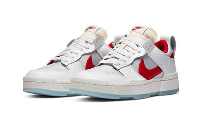 Nike Dunk Low Disrupt White Red front