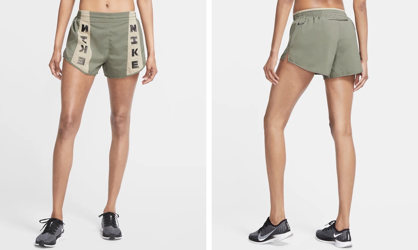 Nike Icon Clash Tempo Luxe Shorts Khaki