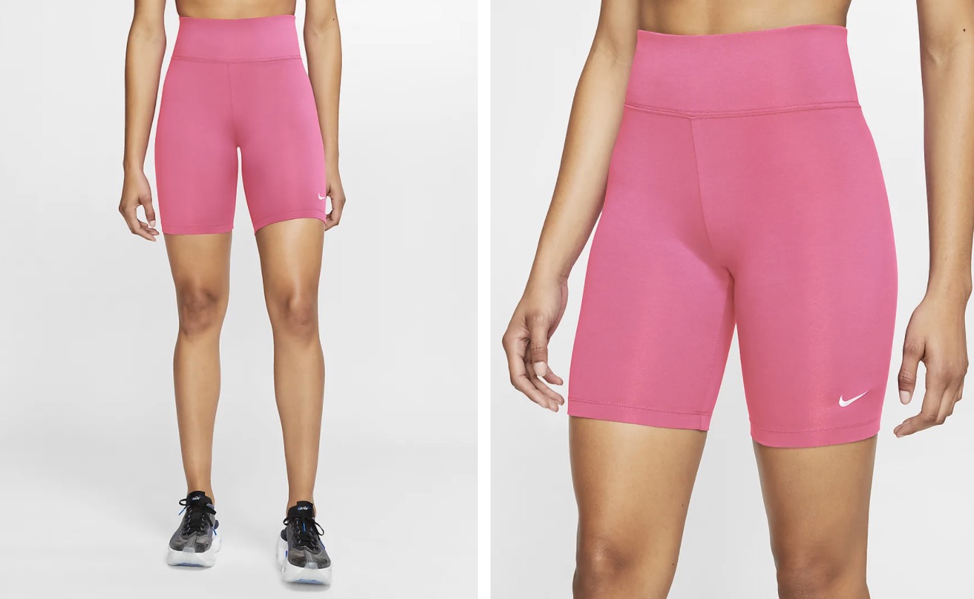 Nike Leg-A-See Bike Shorts Pink