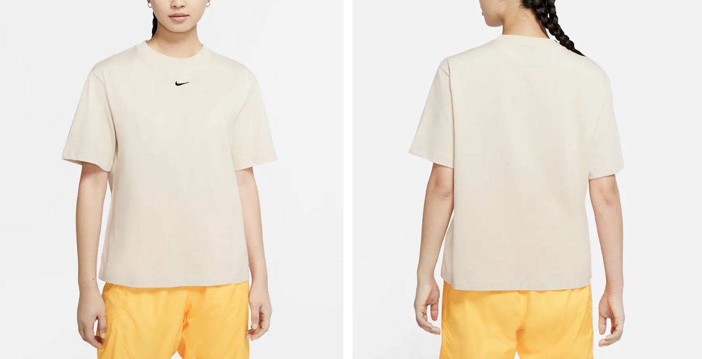 Nike Short Sleeve T-Shirt Oatmeal