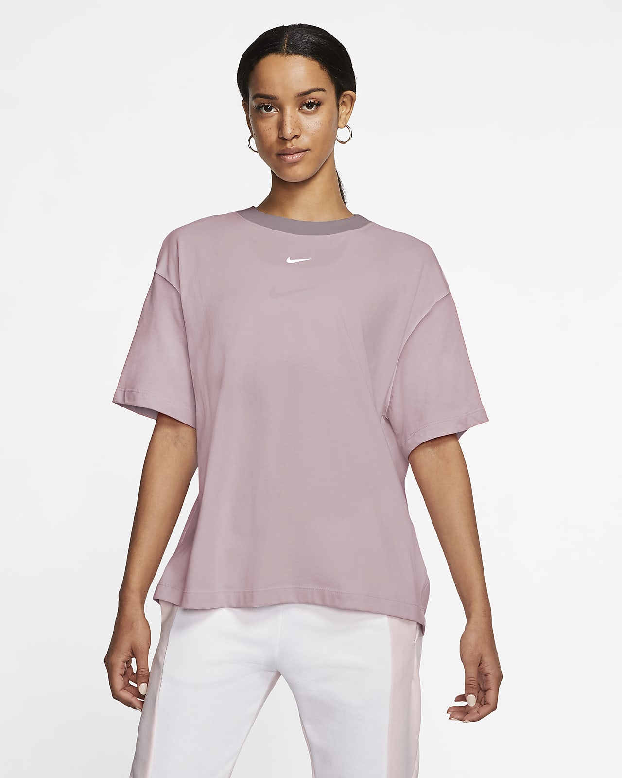 Nike Short-Sleeve Top Plum Chalk
