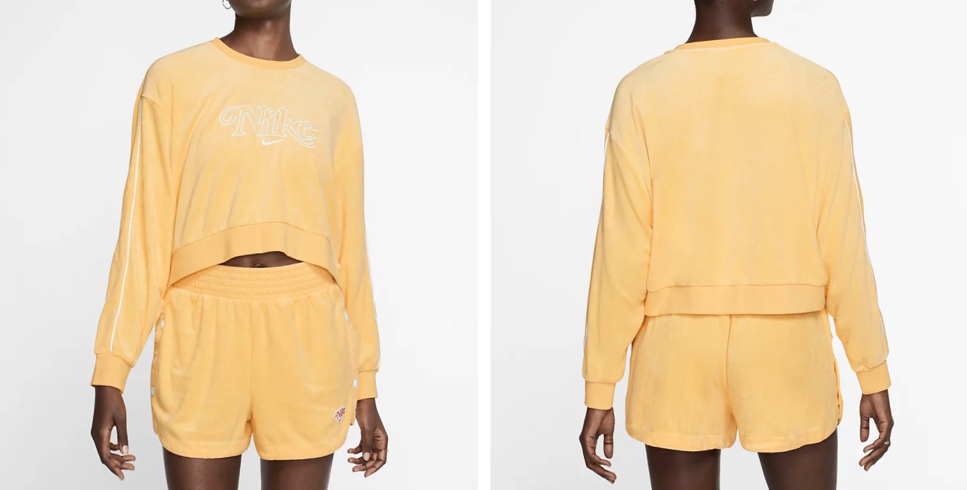 Nike Sportswear Crew Topaz Gold.