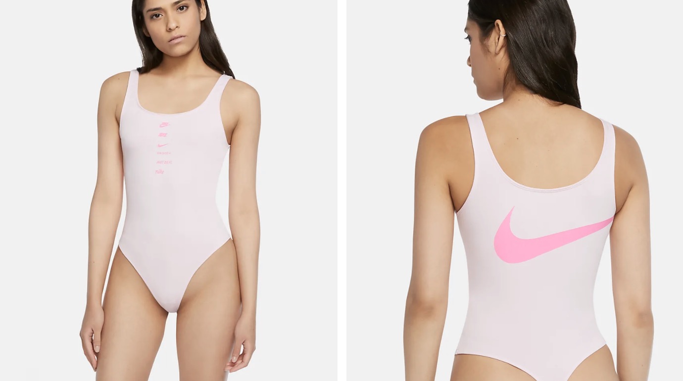 Nike Sportswear Swoosh Bodysuit Pink