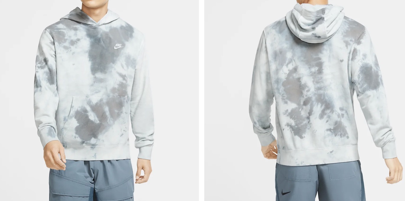 Nike Tie Dye Hoodie Blue