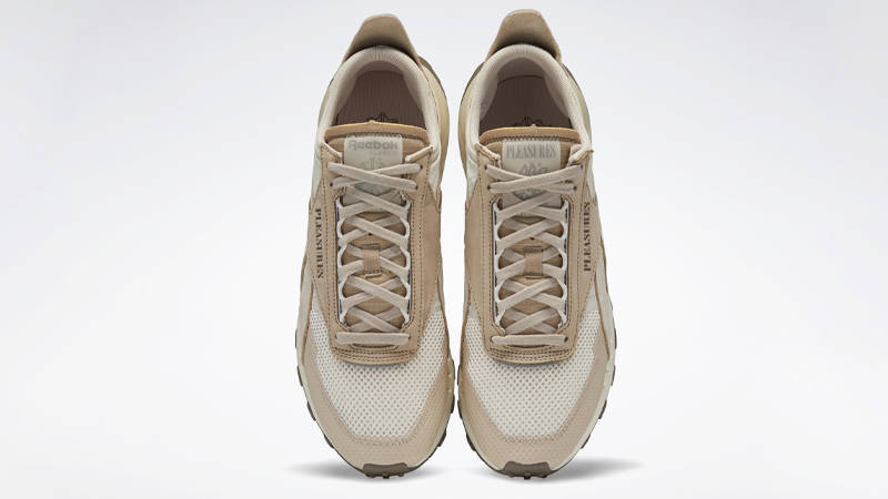 PLEASURES x Reebok Classic Leather Legacy Beige