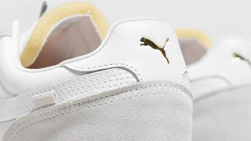 PUMA Future Rider White Cream heel