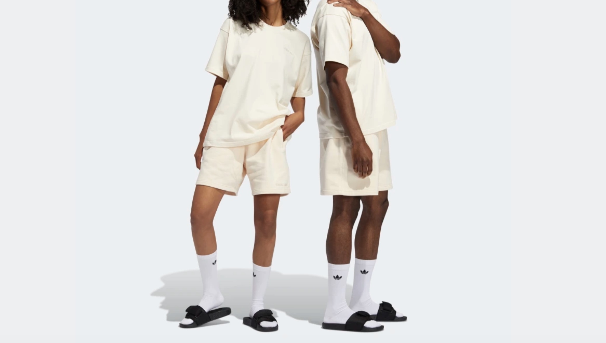 Pharrell Williams x adidas Basics Shorts Cream