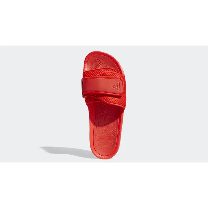 Pharrell Williams x adidas Boost Slide Active Red Where To Buy