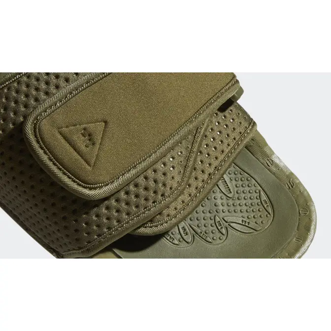 Pharrell Williams x adidas Boost Slide Olive Cargo