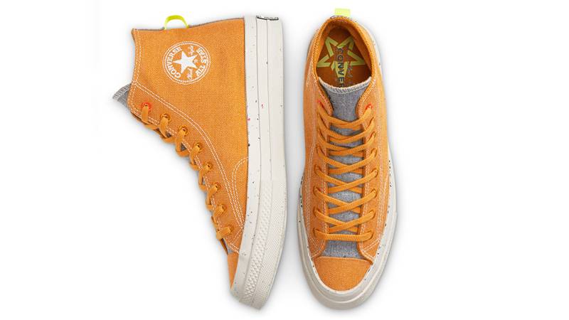 Renew Cotton x Converse Chuck 70 High Top Saffron Yellow Middle