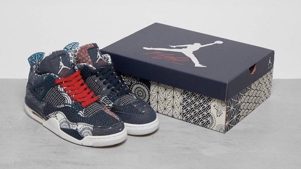 Image via Footpatrol Air Jordan 4 "Sashiko"