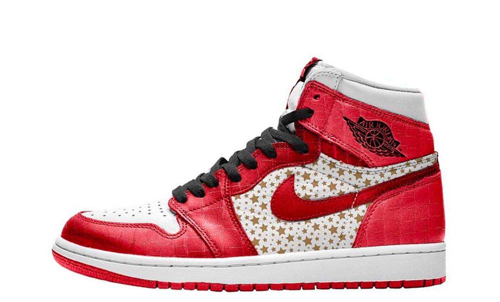 Supreme x Jordan 1 High Stars Varsity Red | Where To Buy | undefined | The  Sole Supplier