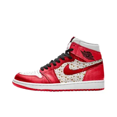 Supreme x Jordan 1 High Stars Varsity Red Where To Buy The Sole Supplier