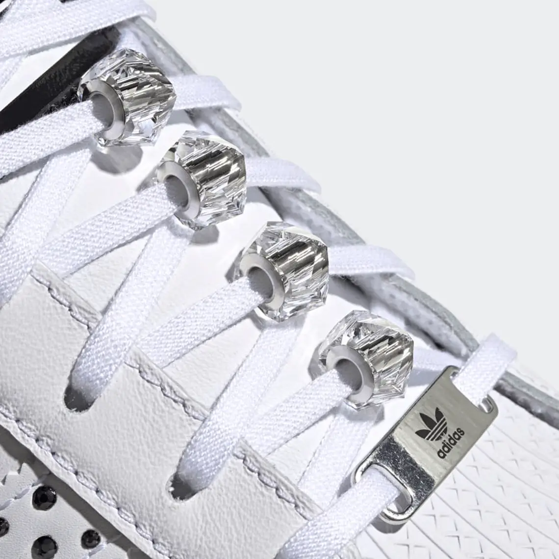 Swarovski Crystals Adorn This Glam adidas Superstar Bold The