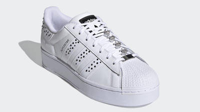Swarovski x adidas Superstar Bold White Black