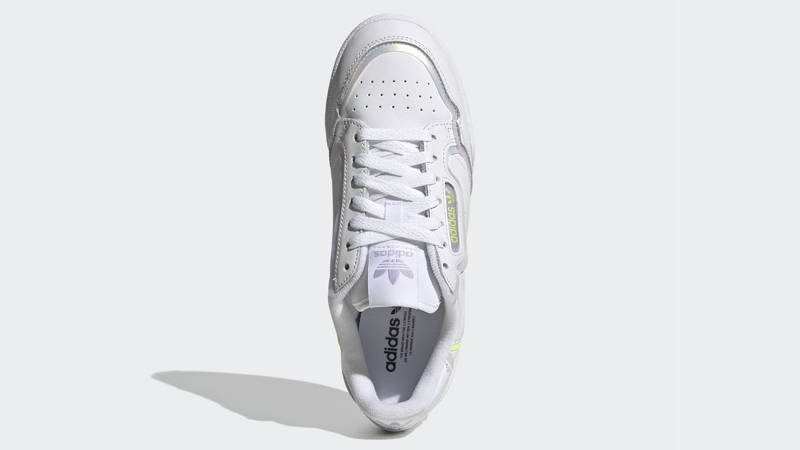 adidas Continental 80 White Hi-Res Yellow