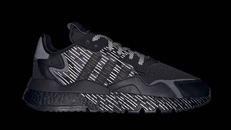 adidas Nite Jogger Reflective Core Black In Dark