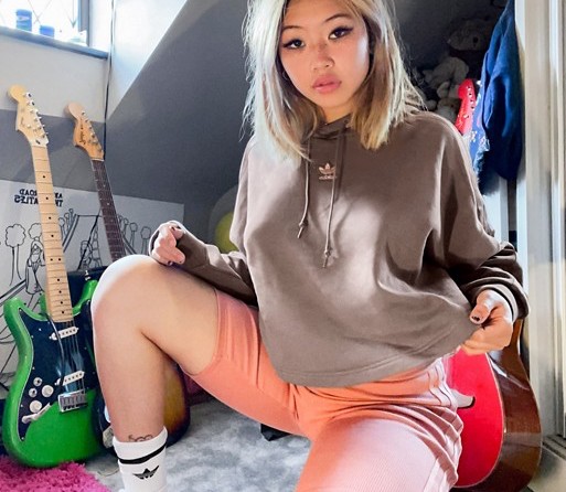 adidas Originals Neutral Cropped Hoodie