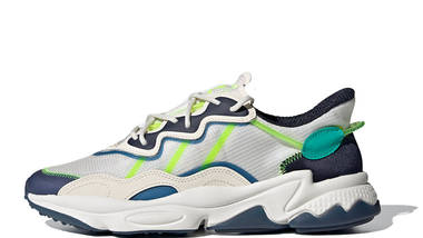 adidas ozweego white solar green
