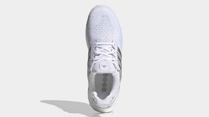adidas Ultraboost DNA Cloud White Silver Metallic Middle