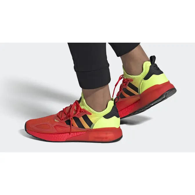 adidas ZX 2K Boost Solar Yellow Red