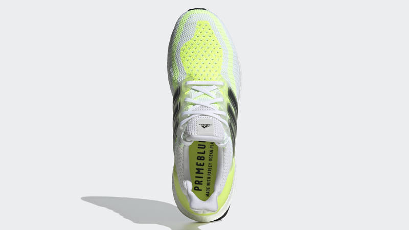 adidas Ultra Boost 2.0 DNA White Solar Yellow Middle