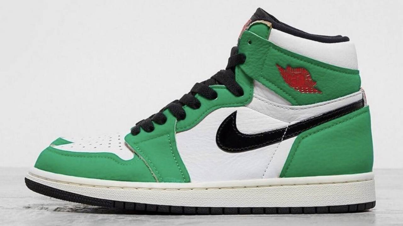 aj1 lucky green