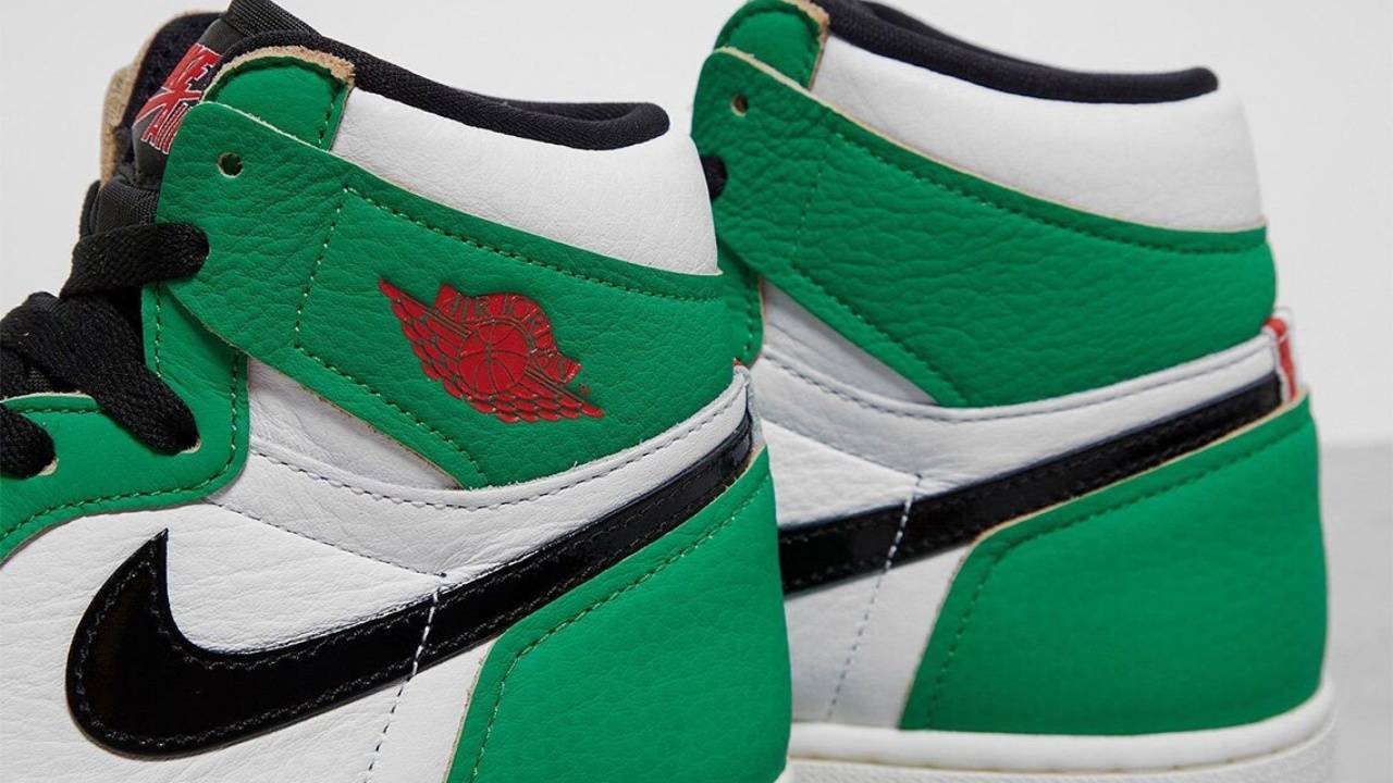 aj1 nike lucky green