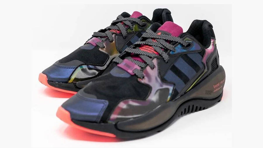 atmos x adidas ZX 1180 Boost Iridescent Front