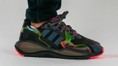 atmos x adidas ZX 1180 Boost Iridescent On Foot