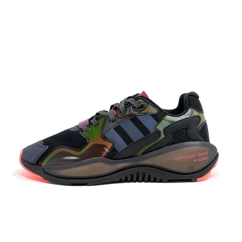 atmos x adidas lace ZX 1180 Boost Iridescent