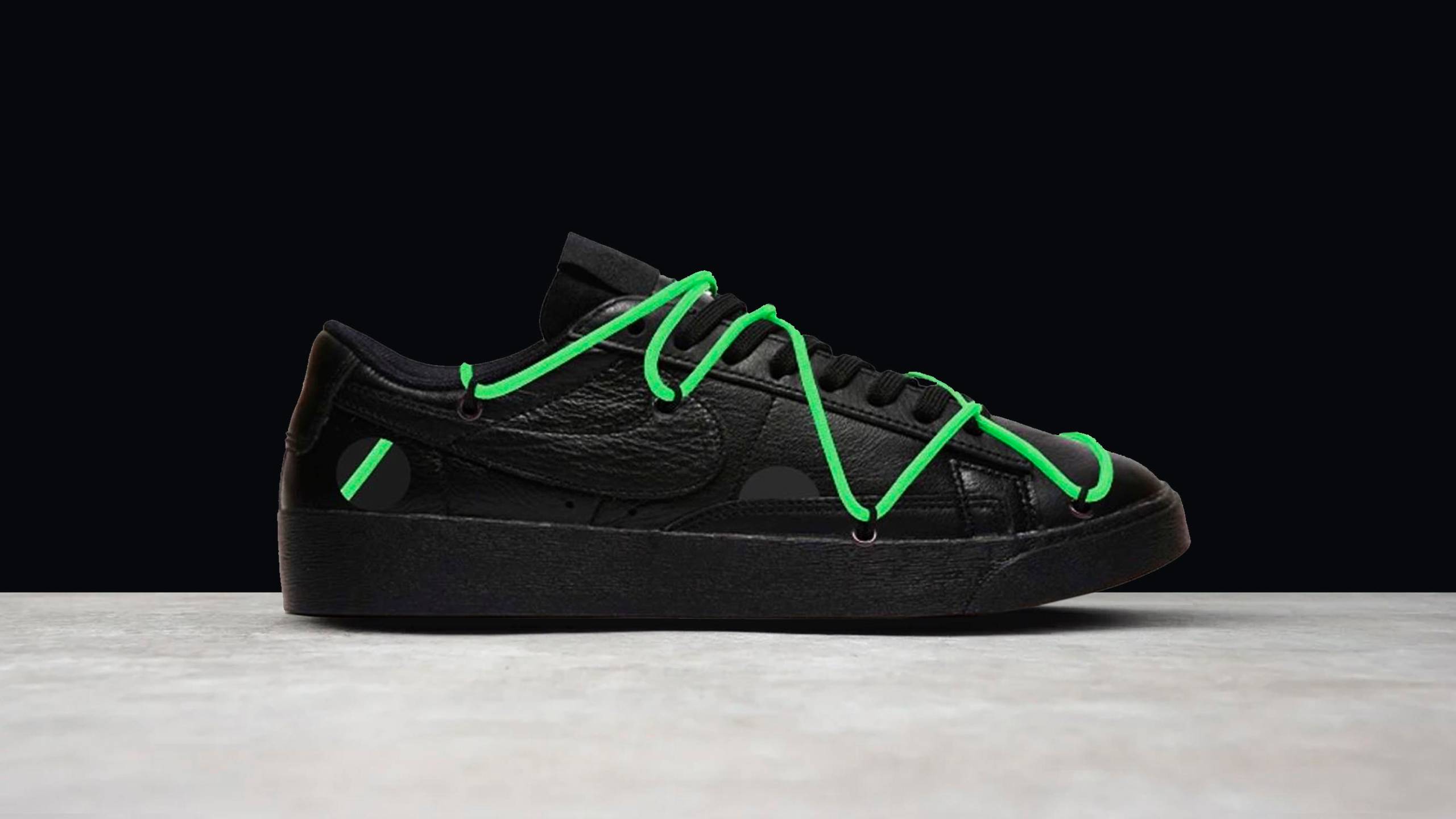 The Off White X Nike Blazer Low Black Gets Unveiled The Sole Supplier