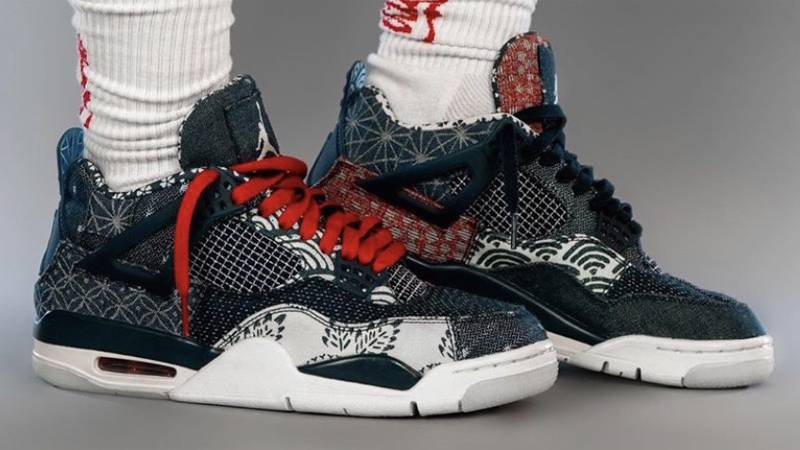 air jordan retro 4 sashiko