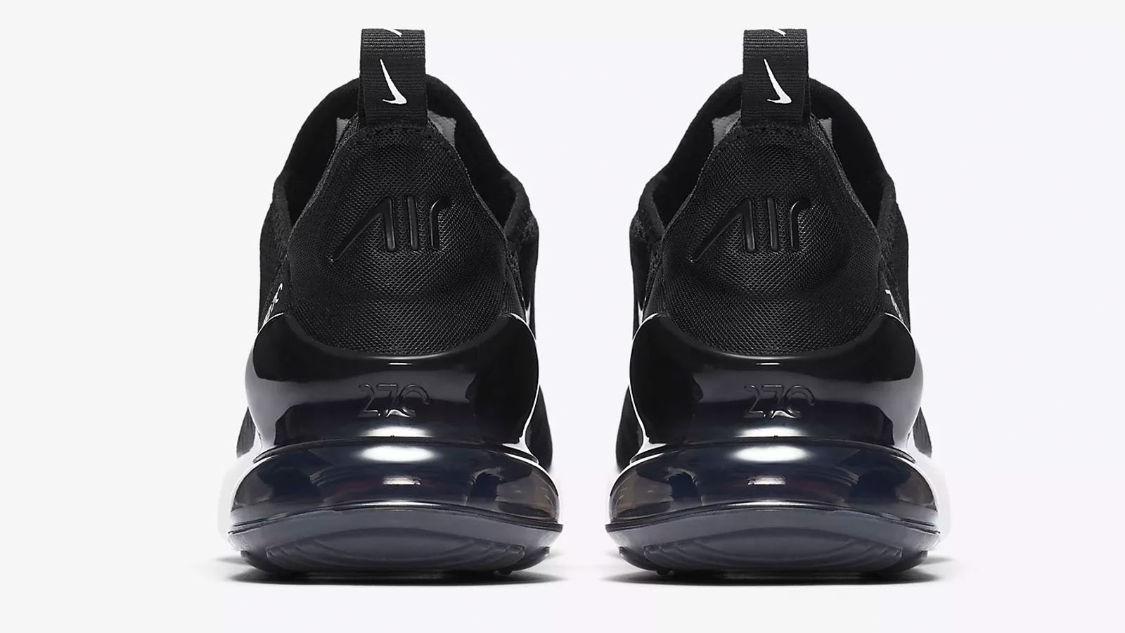 nike air max black white 270 gs