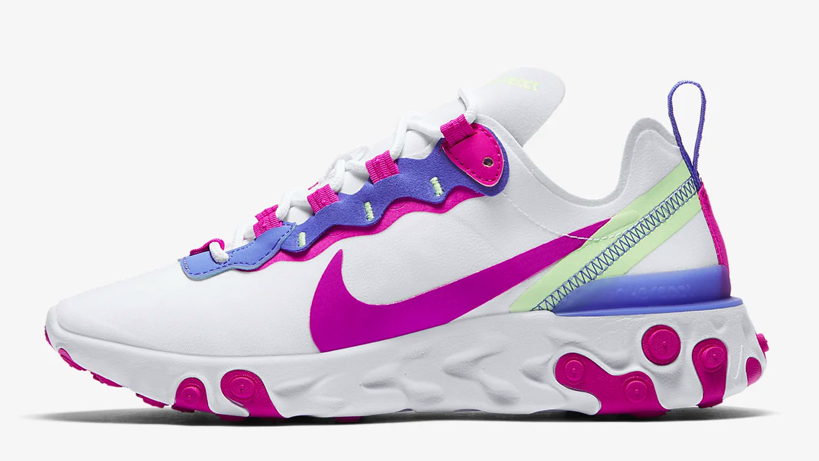 nike react element purple green