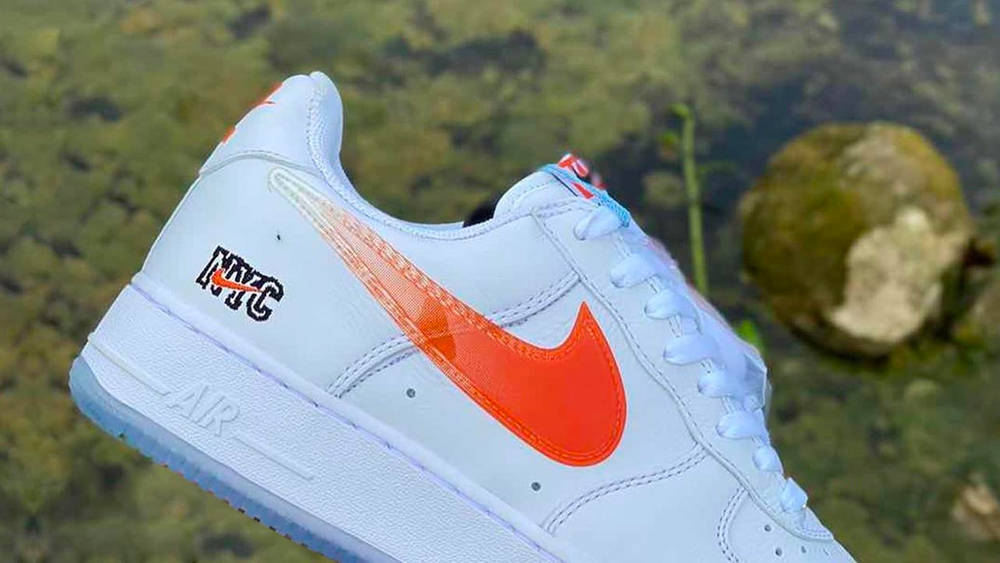 Image via solebyjc KITH x Nike Air Force 1 "New York City"